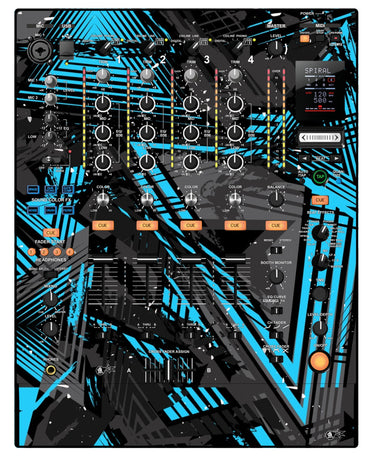 Pioneer DJ DJM 900 NEXUS Skin Ridge Blue Light